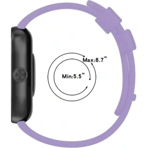 Buy Bizon Strap Watch Silicone B Redmi Watch 4 / Xiaomi Smart Band 9 Pro / 8 Pro purple - BIZ4415 - {ean13} - Home Screen Store Europe