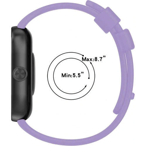 Kup Pasek Bizon Strap Watch Silicone B do Redmi Watch 4 / Xiaomi Smart Band 9 Pro / 8 Pro fioletowy - BIZ4415 - {ean13} - Sklep Home Screen