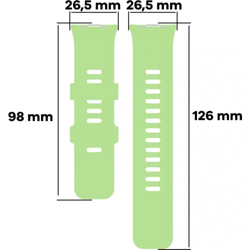 Kup Bizon Strap Uhr Silikon B Redmi Uhr 4 / Xiaomi Smart Band 9 Pro / 8 Pro hellgrün - BIZ4416 - {ean13} - Sklep Home Screen