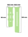 Kup Bizon Strap Uhr Silikon B Redmi Uhr 4 / Xiaomi Smart Band 9 Pro / 8 Pro hellgrün - BIZ4416 - {ean13} - Sklep Home Screen