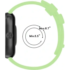 Buy Bizon Strap Watch Silicone B Redmi Watch 4 / Xiaomi Smart Band 9 Pro / 8 Pro light green - BIZ4416 - {ean13} - Home Screen Store Europe
