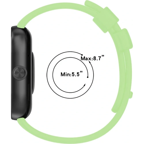 Kup Bizon Strap Uhr Silikon B Redmi Uhr 4 / Xiaomi Smart Band 9 Pro / 8 Pro hellgrün - BIZ4416 - {ean13} - Sklep Home Screen
