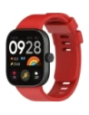 Bizon Szíj Óra Szilikon B Redmi Óra 4 / Xiaomi Okos Karszalag 9 Pro / 8 Pro piros