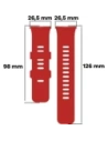Kup Bizon Strap Uhr Silikon B Redmi Uhr 4 / Xiaomi Smart Band 9 Pro / 8 Pro rot - BIZ4417 - {ean13} - Sklep Home Screen