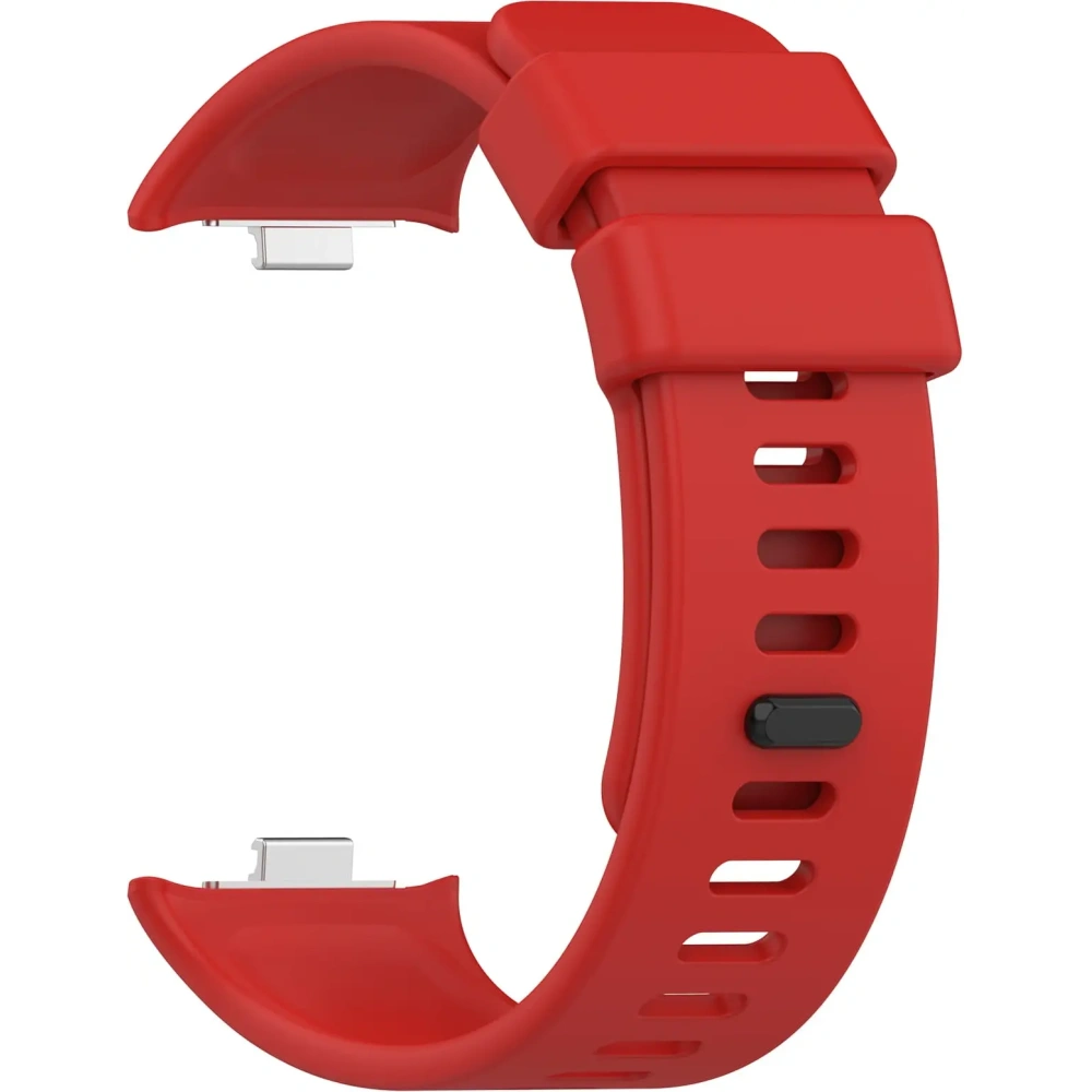 Pasek Bizon Strap Watch Silicone B do Redmi Watch 4 / Xiaomi Smart Band 9 Pro / 8 Pro czerwony