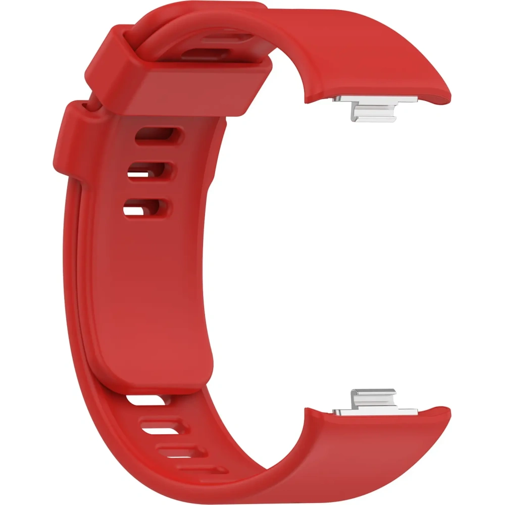 Pasek Bizon Strap Watch Silicone B do Redmi Watch 4 / Xiaomi Smart Band 9 Pro / 8 Pro czerwony