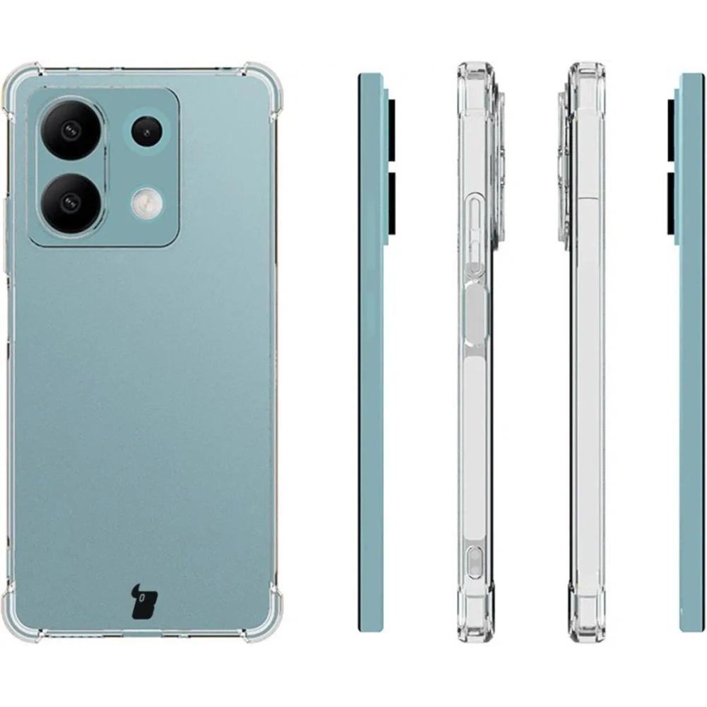 Elastyczne etui Bizon Case Salpa do Xiaomi Redmi Note 13 5G przezroczyste
