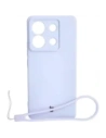 Bizon Case Silikon Sq Xiaomi Poco X6 / Xiaomi Redmi Note 13 Pro 5G helllila