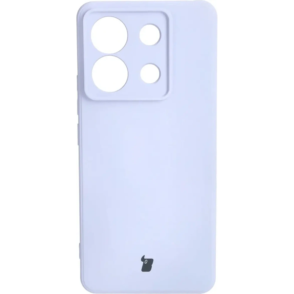 Etui Bizon Case Silicone Sq do Xiaomi Poco X6 / Xiaomi Redmi Note 13 Pro 5G jasnofioletowe