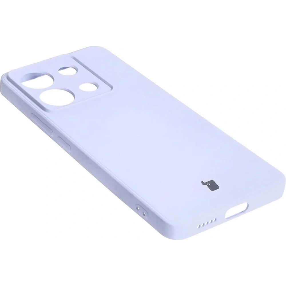Etui Bizon Case Silicone Sq do Xiaomi Poco X6 / Xiaomi Redmi Note 13 Pro 5G jasnofioletowe