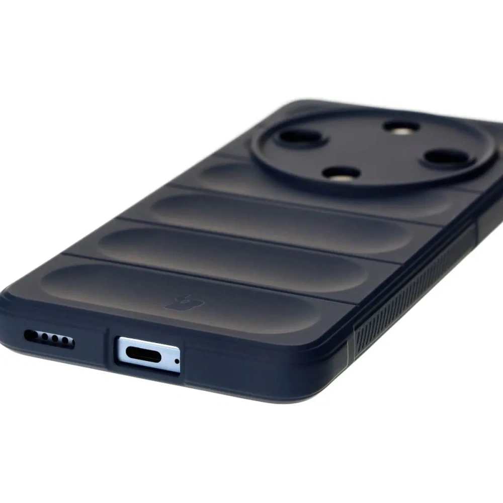 Pancerne etui Bizon Case Tur do Honor Magic6 Lite granatowe