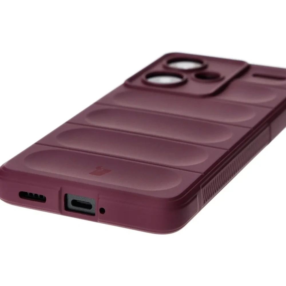 Pancerne etui Bizon Case Tur do Xiaomi Redmi Note 13 Pro+ 5G ciemnofioletowe
