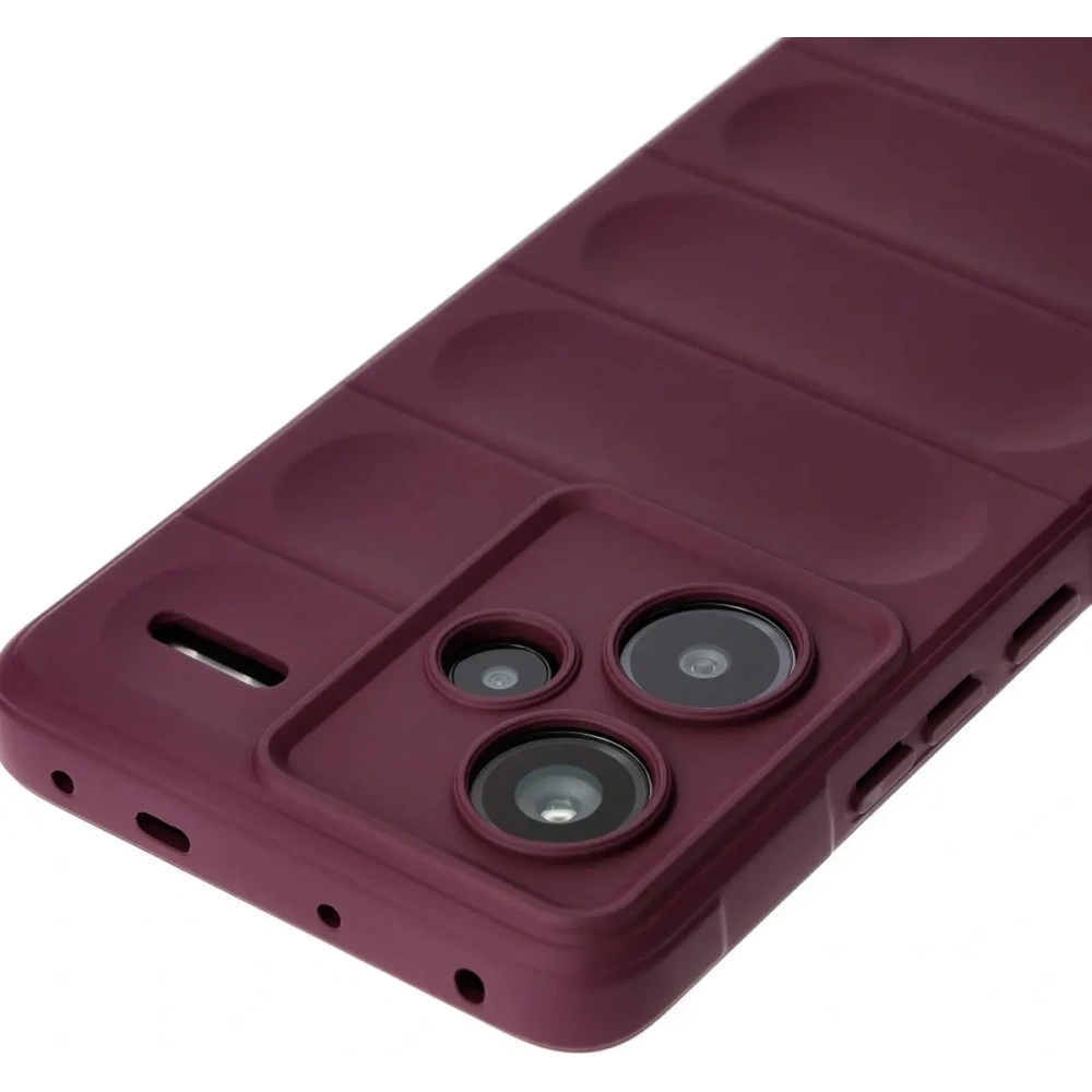 Pancerne etui Bizon Case Tur do Xiaomi Redmi Note 13 Pro+ 5G ciemnofioletowe