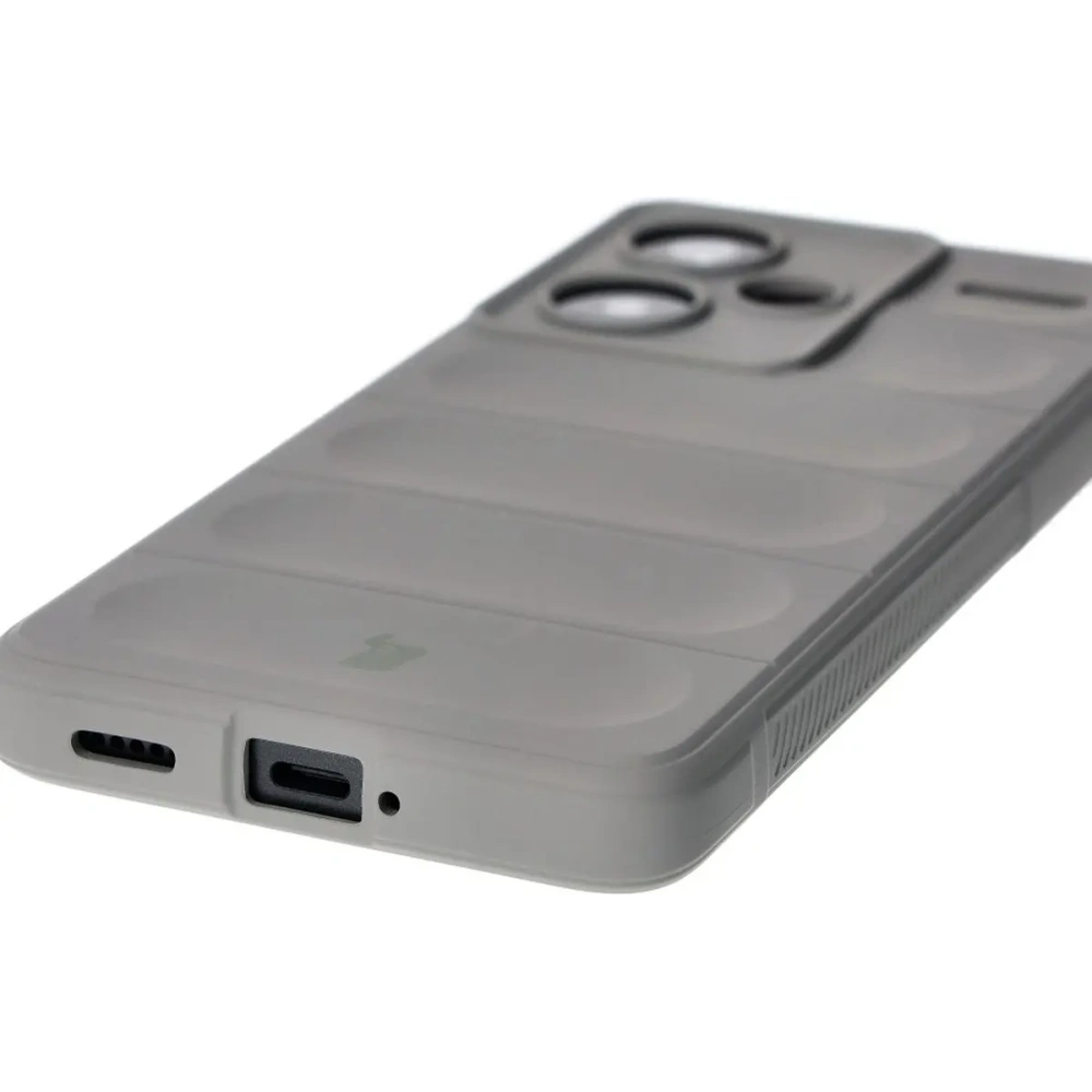 Pancerne etui Bizon Case Tur do Xiaomi Redmi Note 13 Pro+ 5G jasnoszare