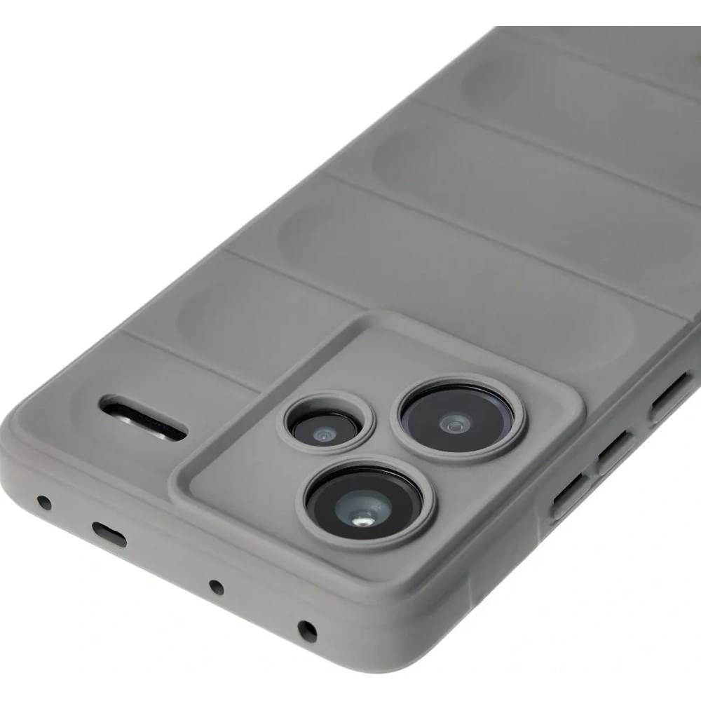 Pancerne etui Bizon Case Tur do Xiaomi Redmi Note 13 Pro+ 5G jasnoszare