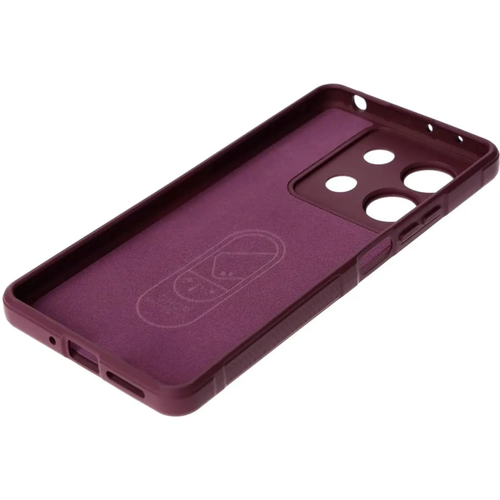 Pancerne etui Bizon Case Tur do Xiaomi Redmi Note 13 5G ciemnofioletowe