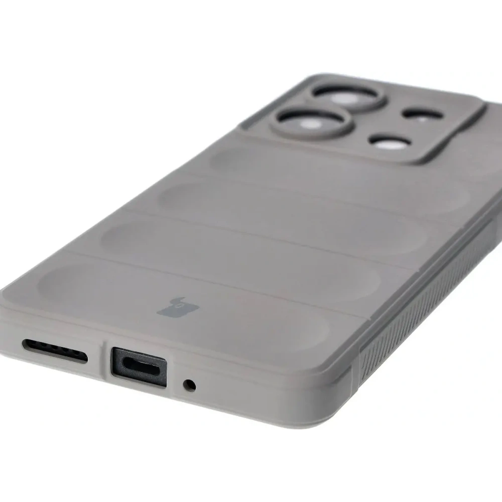 Pancerne etui Bizon Case Tur do Xiaomi Redmi Note 13 5G jasnoszare