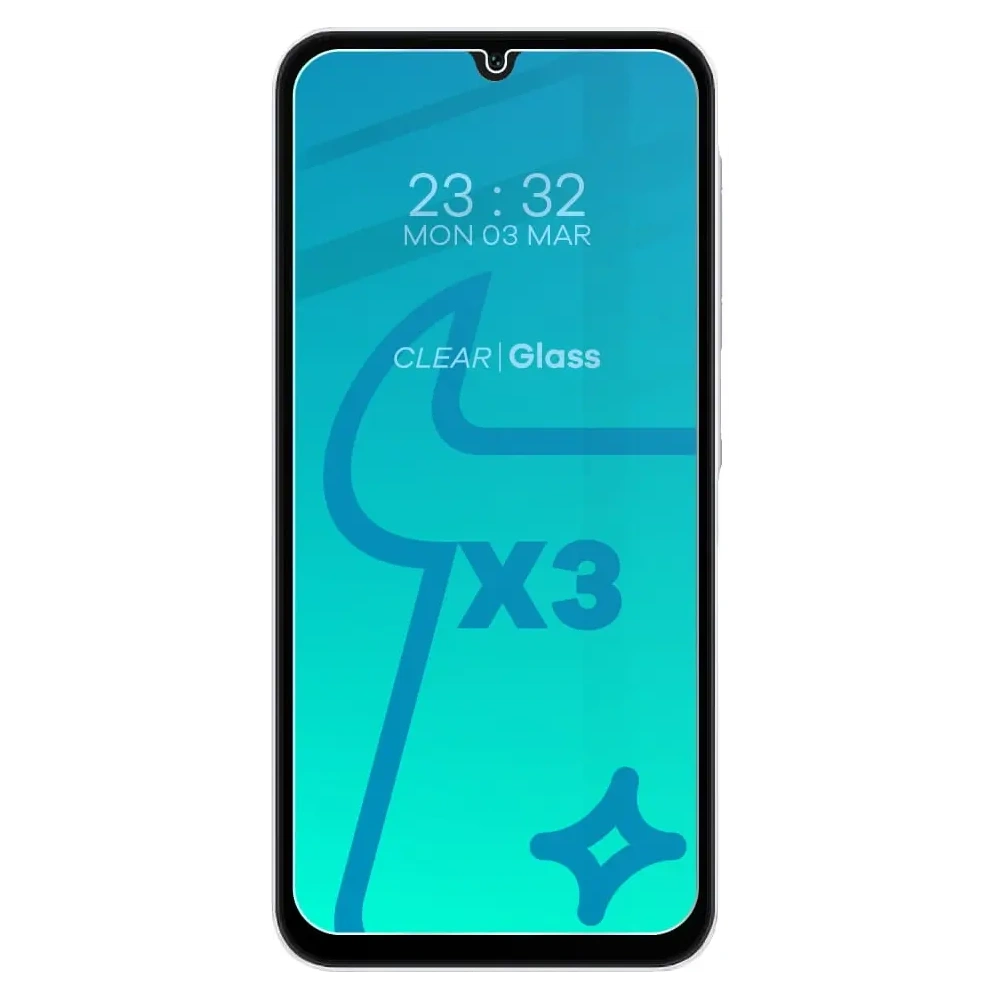 3x Szkło na ekran + szkło na aparat BIZON Clear do Samsung Galaxy A15 4G/5G