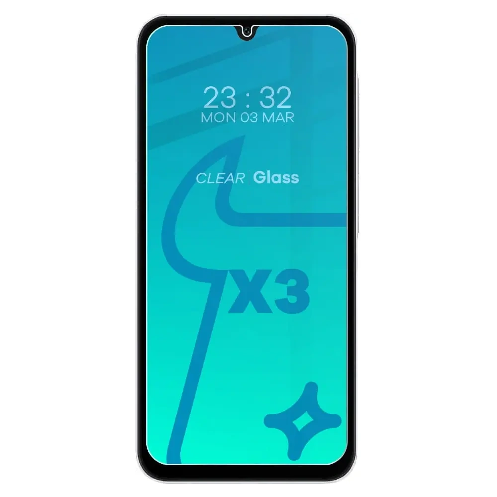 3x Szkło na ekran + szkło na aparat BIZON Clear do Samsung Galaxy A25 5G