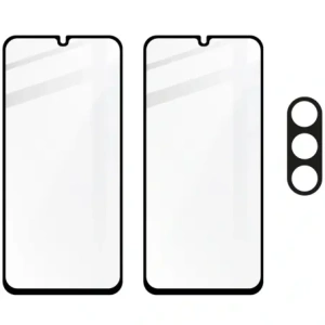 Kup 2x Szkło na ekran + szkło na aparat BIZON Edge do Samsung Galaxy A25 5G - BIZ4447 - {ean13} - Sklep Home Screen