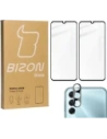 2x Szkło na ekran + szkło na aparat BIZON Edge do Samsung Galaxy A05s