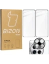 2x Sklo na displej + sklo na fotoaparát BIZON Edge 3D pro OnePlus 12