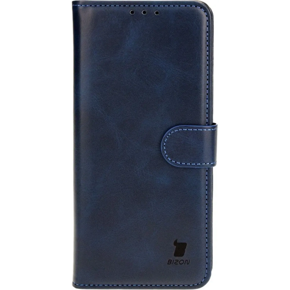 Etui z klapką Bizon Case Pocket do Honor Magic6 Lite granatowe