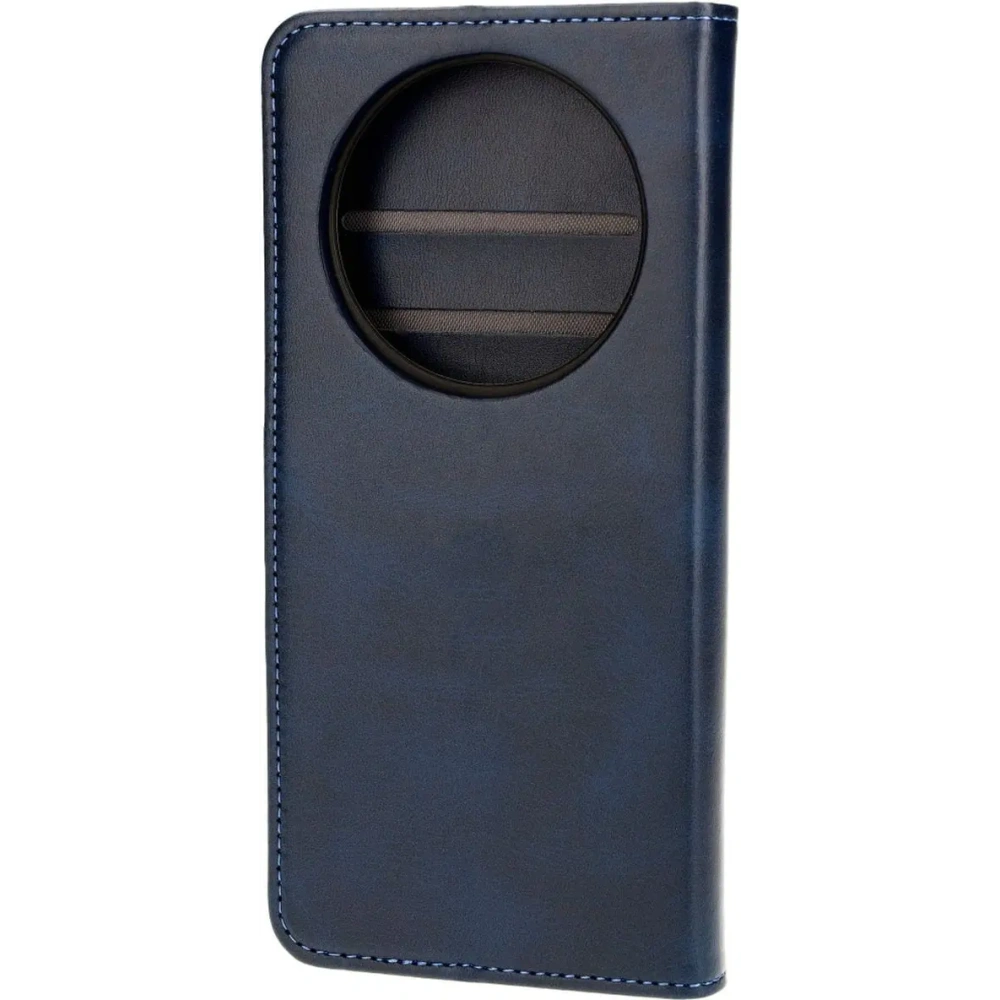 Etui z klapką Bizon Case Pocket do Honor Magic6 Lite granatowe