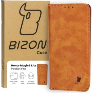 Kup Etui z klapką Bizon Case Pocket Pro do Honor Magic6 Lite brązowe - BIZ4455 - {ean13} - Sklep Home Screen