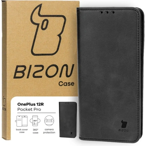 Kup Etui s klopou Bizon Case Pocket Pro pro OnePlus 12R černé - BIZ4460 - {ean13} - Sklep Home Screen