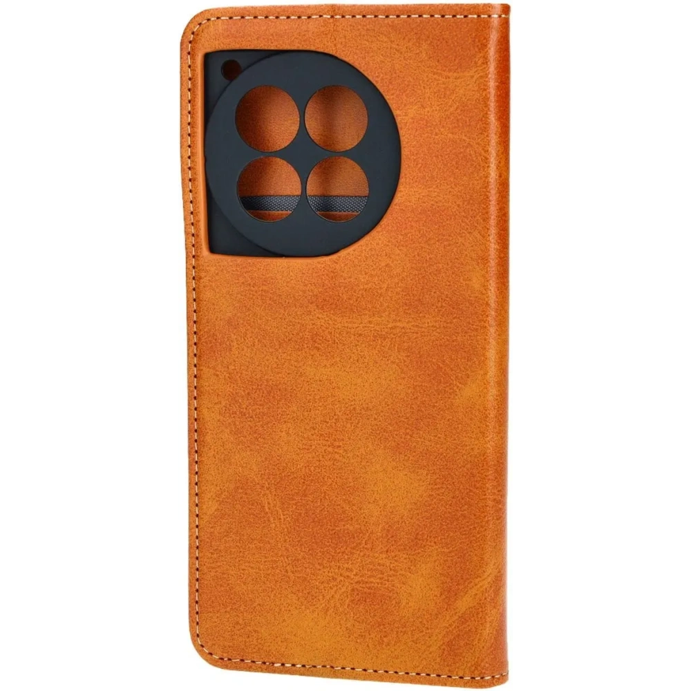 Etui z klapką Bizon Case Pocket Pro do OnePlus 12R brązowe