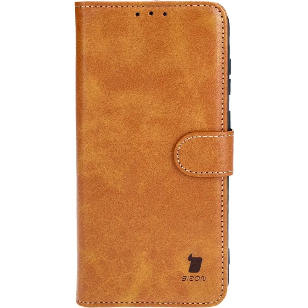 Etui z klapką Bizon Case Pocket do Samsung Galaxy A35 5G brązowe