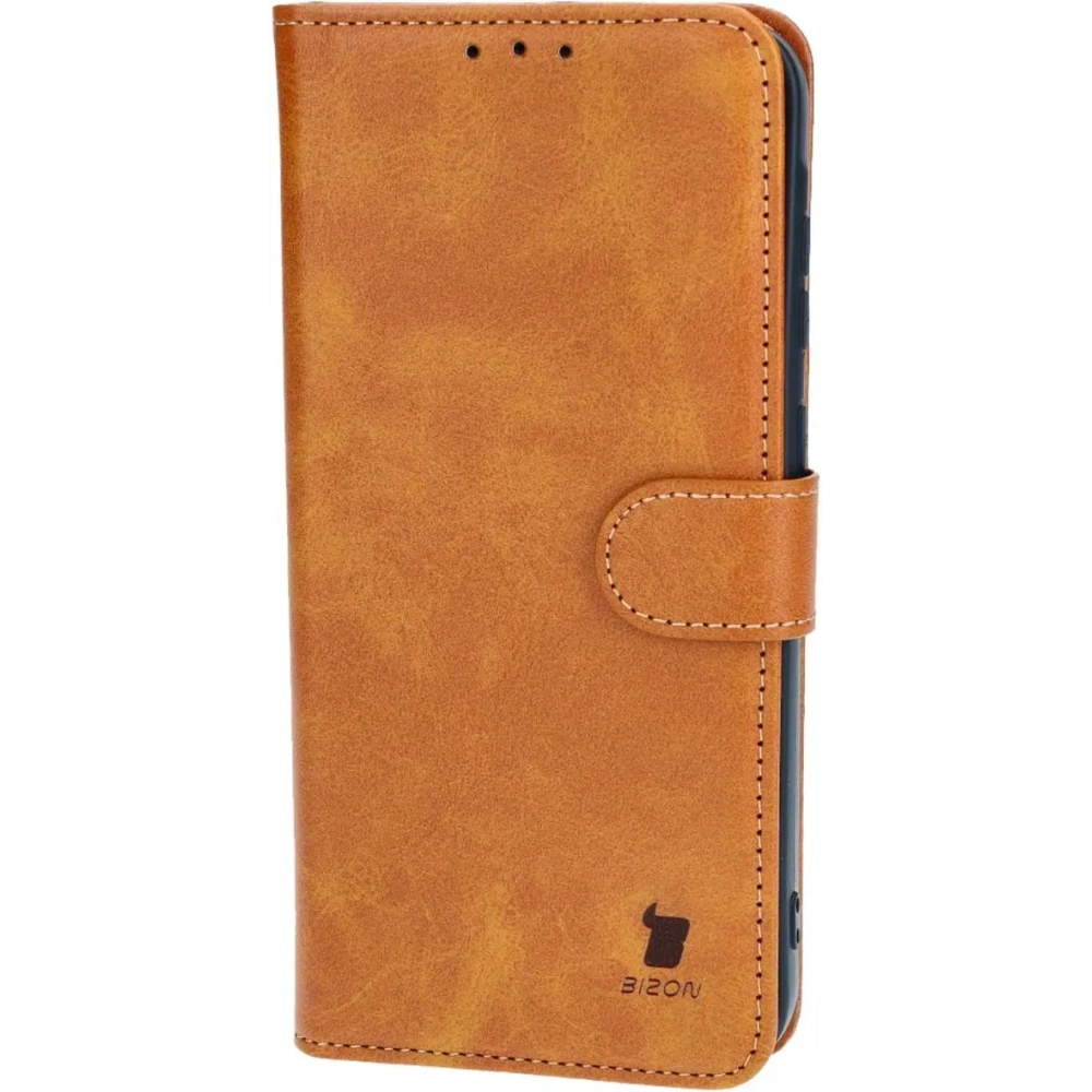 Etui z klapką Bizon Case Pocket do Samsung Galaxy A35 5G brązowe