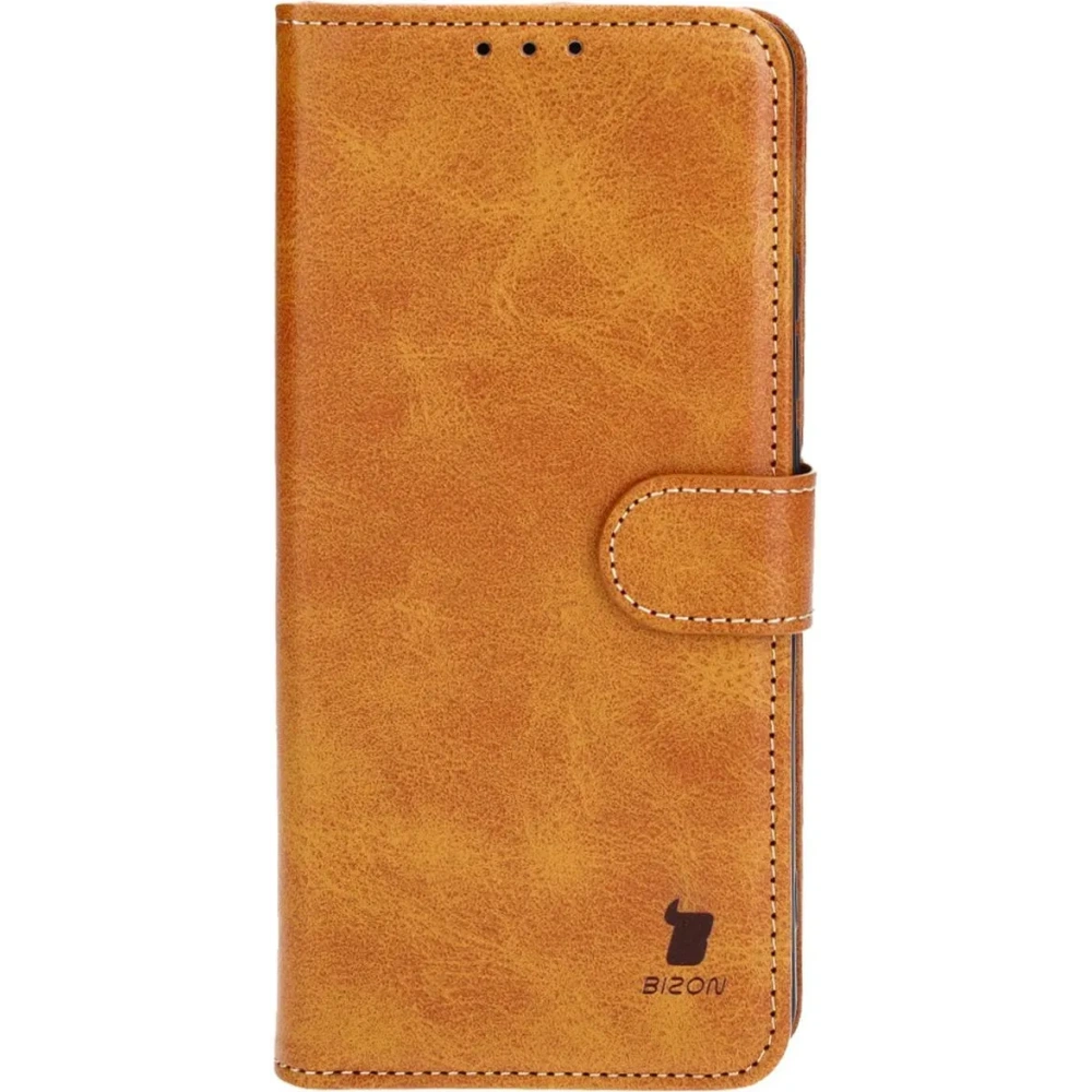 Etui z klapką Bizon Case Pocket do Xiaomi Redmi Note 13 4G brązowe
