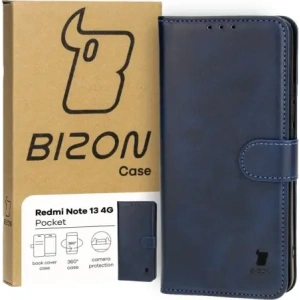 Kup Bizon Caz Pocket Xiaomi Redmi Note 13 4G albastru marin - BIZ4474 - {ean13} - Sklep Home Screen