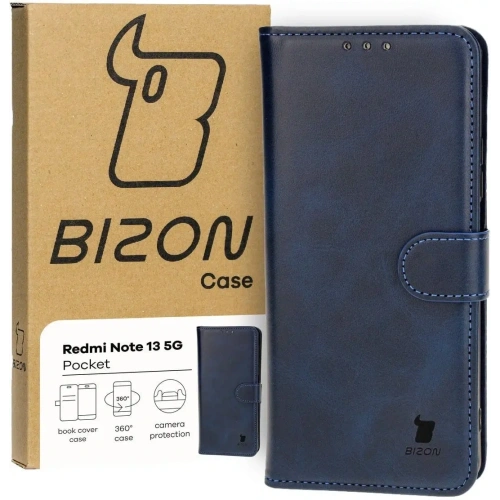 Kup Etui z klapką Bizon Case Pocket do Xiaomi Redmi Note 13 5G námořnická modrá - BIZ4479 - {ean13} - Sklep Home Screen