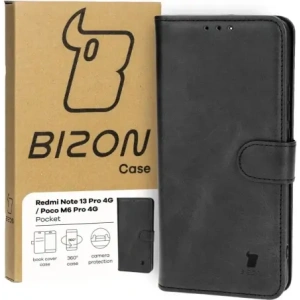 Kup Bizon Case Pocket Xiaomi Poco M6 Pro 4G / Xiaomi Redmi Note 13 Pro 4G negru - BIZ4484 - {ean13} - Sklep Home Screen