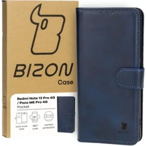 Bizon Case Pocket Xiaomi Poco M6 Pro 4G / Xiaomi Redmi Note 13 Pro 4G / LTE / 14S navy blue