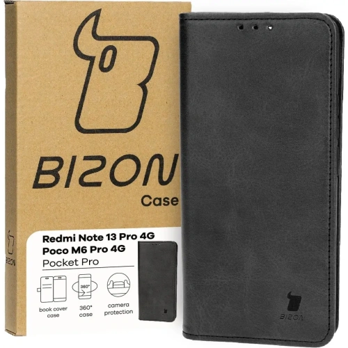 Kup Etui s klopou Bizon Case Pocket Pro do Xiaomi Poco M4 Pro 5G / Xiaomi Redmi Note 11s 5G černé - BIZ4487 - {ean13} - Sklep Home Screen