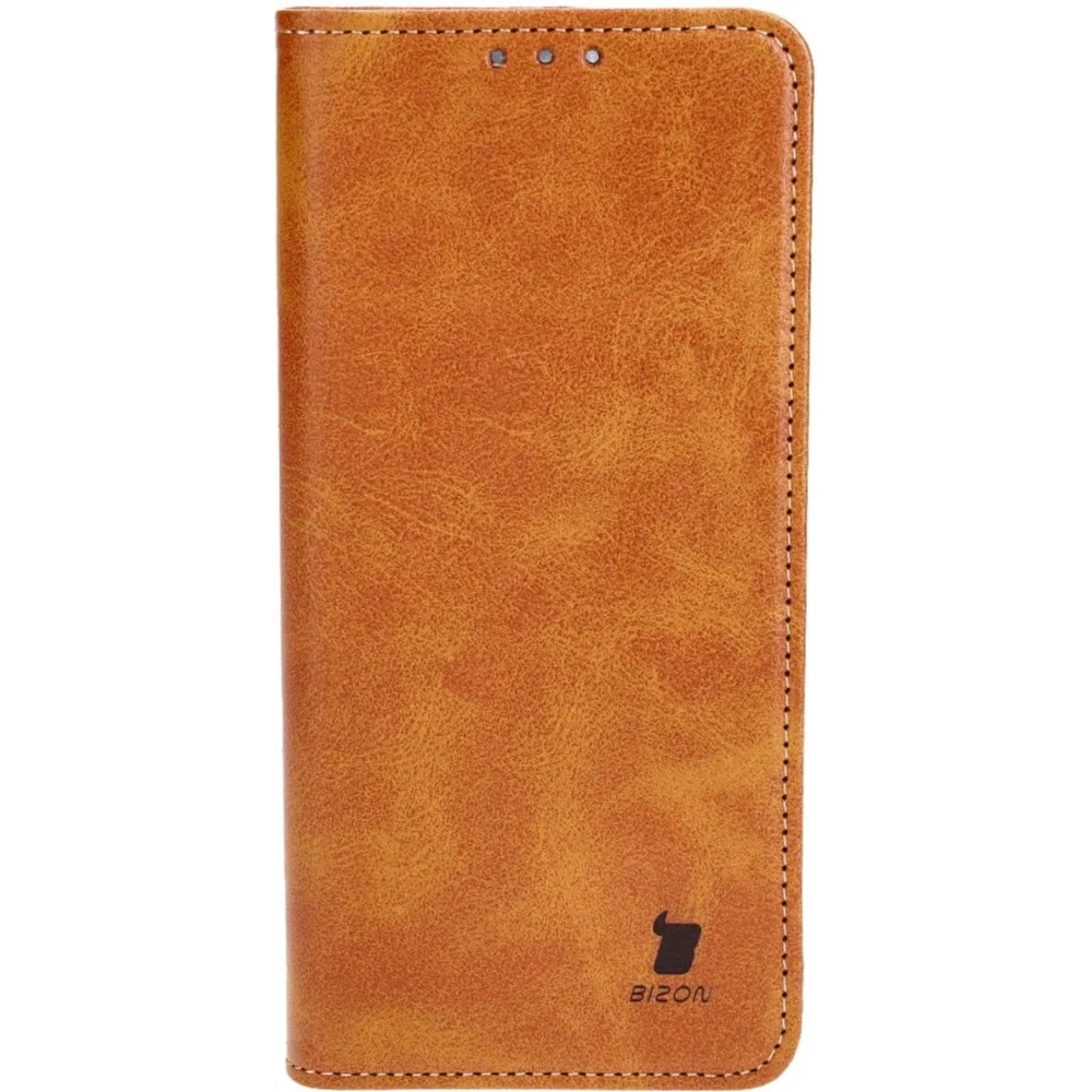 Etui z klapką Bizon Case Pocket Pro do Xiaomi Poco M4 Pro 5G / Xiaomi Redmi Note 11s 5G brązowe