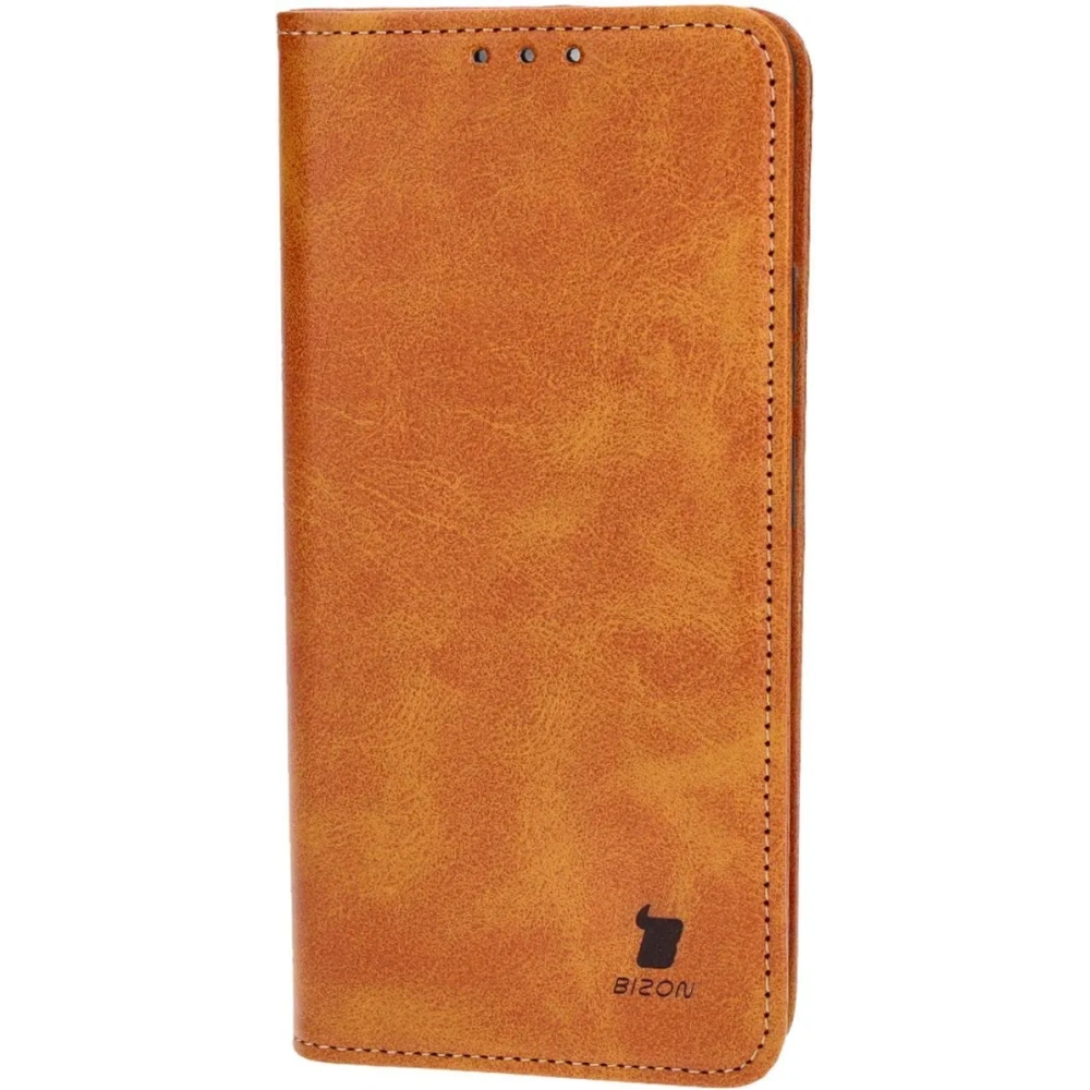 Etui z klapką Bizon Case Pocket Pro do Xiaomi Poco M4 Pro 5G / Xiaomi Redmi Note 11s 5G brązowe