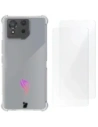 Bizon Case Clear Pack case + 2x screen film Asus ROG Phone 8 clear