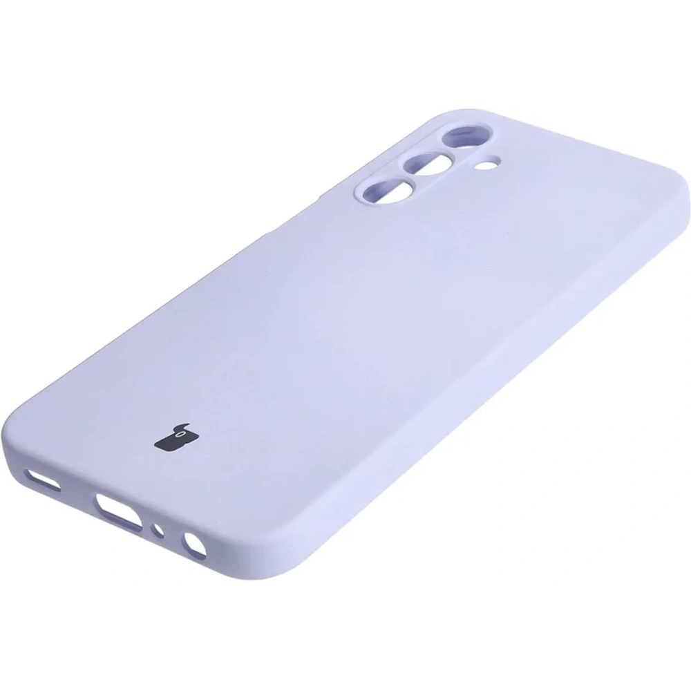 Etui Bizon Case Silicone do Samsung Galaxy A25 5G jasnofioletowe