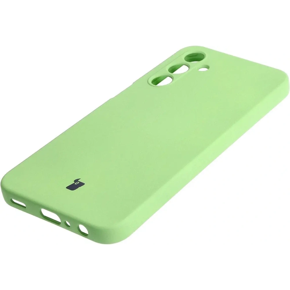 Etui Bizon Case Silicone do Samsung Galaxy A25 5G jasnozielone