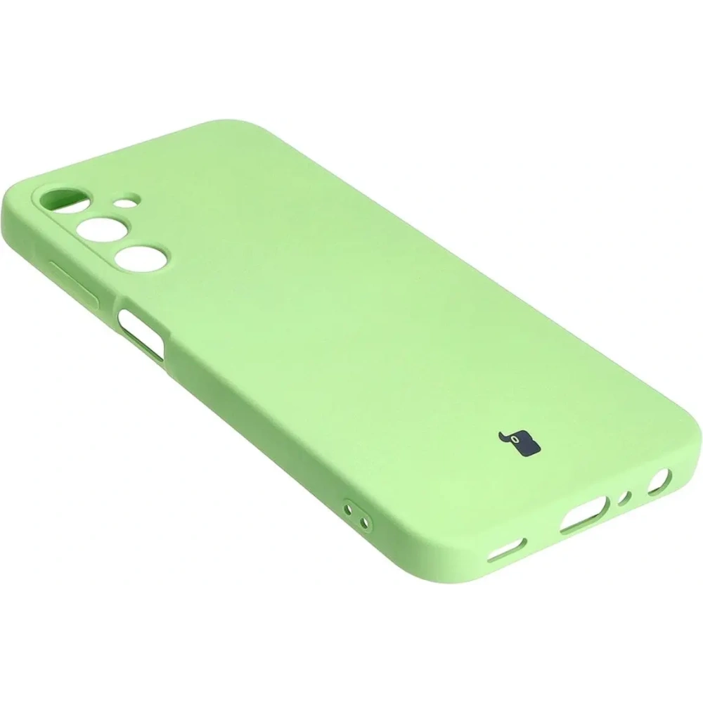 Etui Bizon Case Silicone do Samsung Galaxy A25 5G jasnozielone