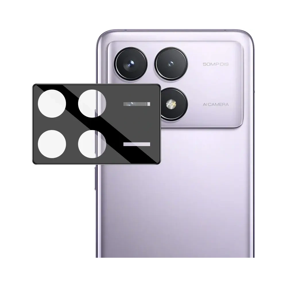 2x Szkło na ekran + szkło na aparat BIZON Edge do Xiaomi Poco X6 Pro