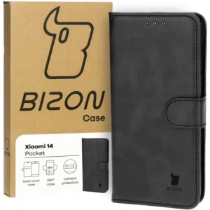 Kup Etui z klapką Bizon Case Pocket do Xiaomi 14 czarne - BIZ4497 - {ean13} - Sklep Home Screen