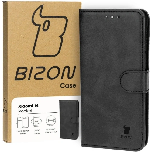 Kup Etui s klopou Bizon Case Pocket pro Xiaomi 14 černé - BIZ4497 - {ean13} - Sklep Home Screen