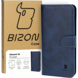 Kup Etui z klapką Bizon Case Pocket do Xiaomi 14 granatowe - BIZ4498 - {ean13} - Sklep Home Screen