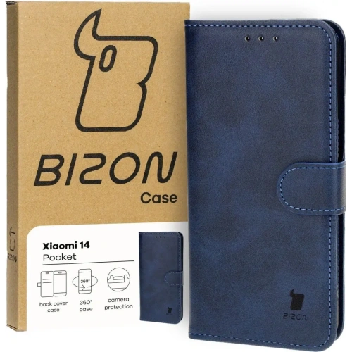 Kup Etui s klopnou Bizon Case Pocket pro Xiaomi 14 modré - BIZ4498 - {ean13} - Sklep Home Screen